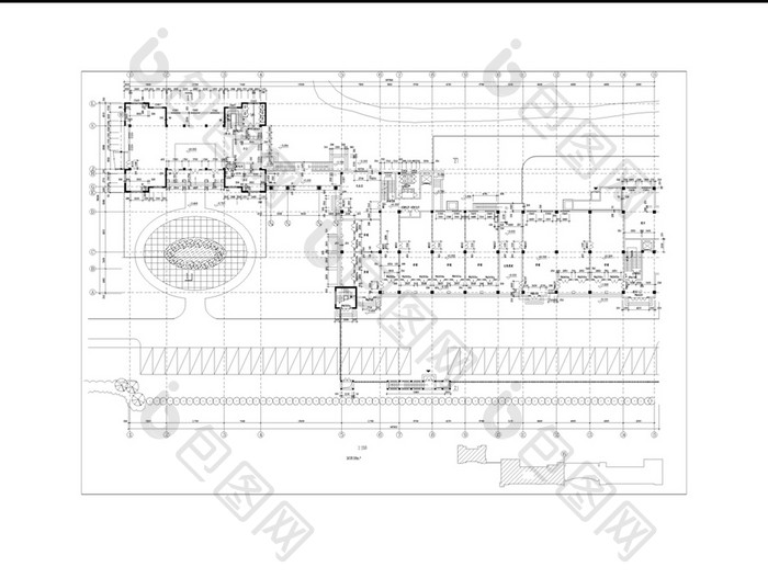 商业楼的全套建筑施工图的CAD