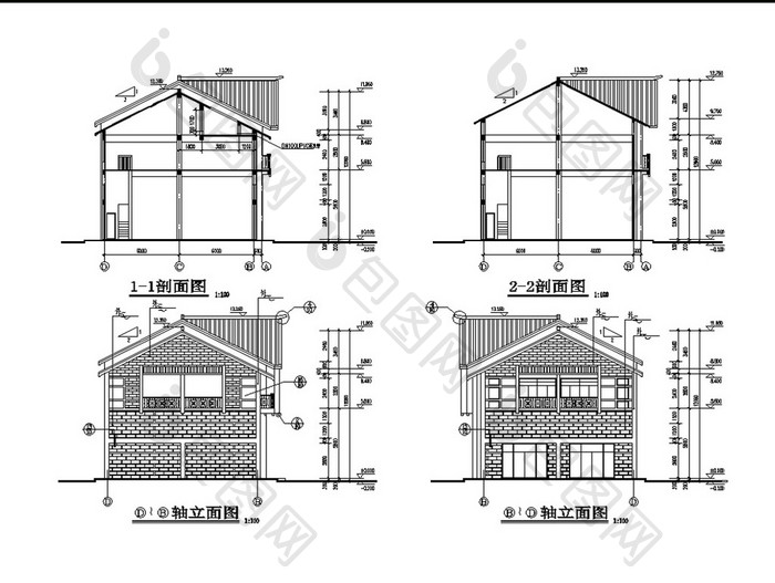 某商业街的施工图CAD