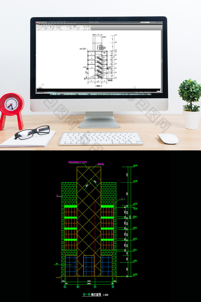 建筑施工图素材建筑施工图设计建筑设计CAD图片