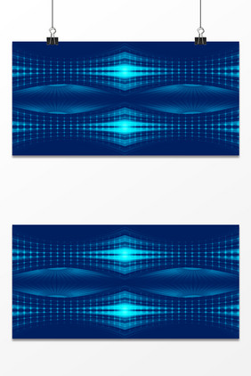 蓝色科技商务线条背景图