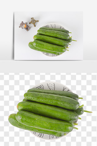 荷兰小黄瓜营养水果元素图片