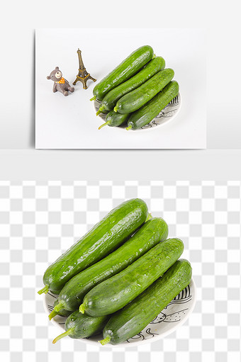 荷兰小黄瓜美容营养水果元素图片