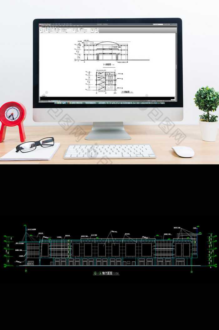 建筑施工图设计建筑设计CAD建筑施工图图片