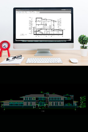 某会所CAD平立面建筑施工图