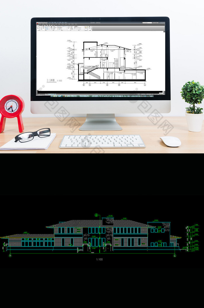 建筑设计CAD建筑施工图CAD设计图纸图片