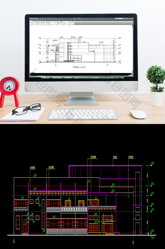 建筑设计CAD建筑施工图CAD设计图纸图片