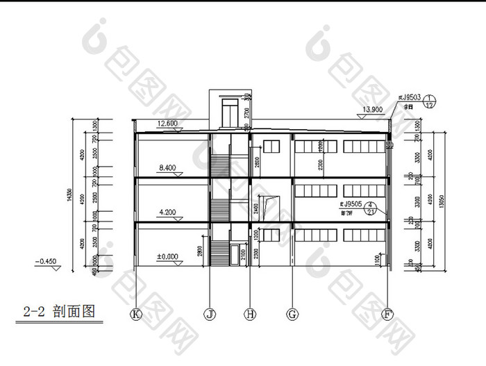 某文化娱乐建筑施工图CAD图纸