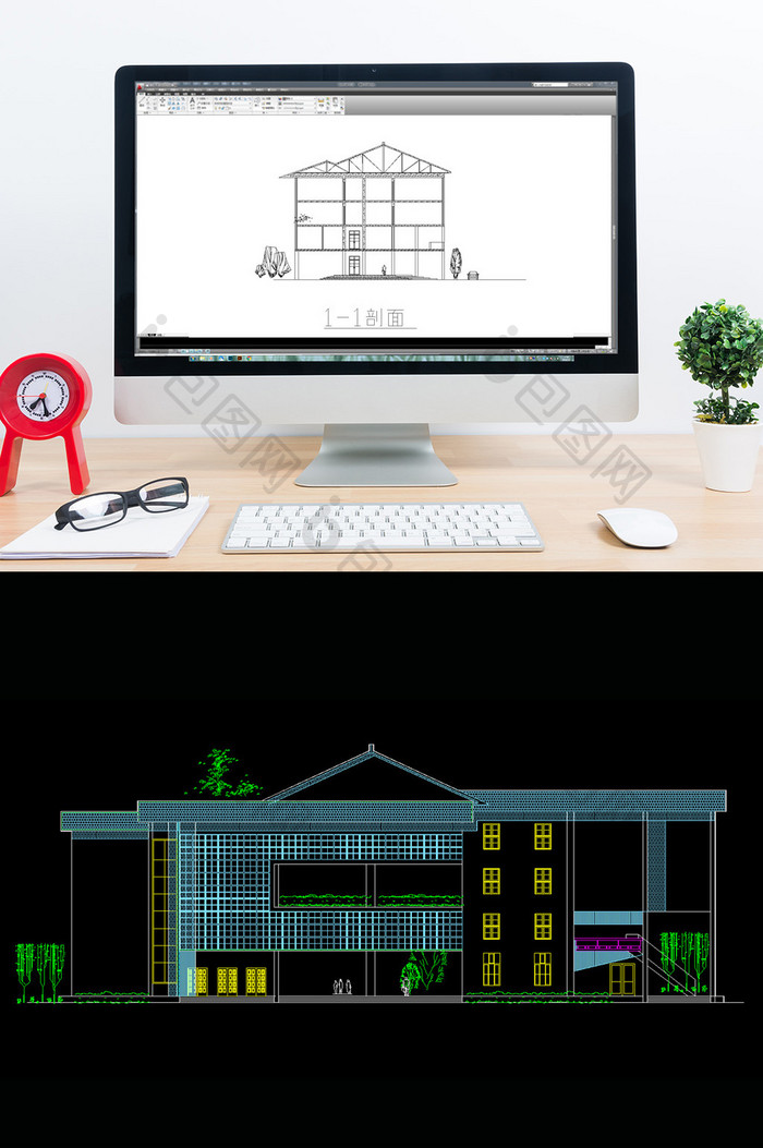 某休闲中心建筑施工图CAD图纸