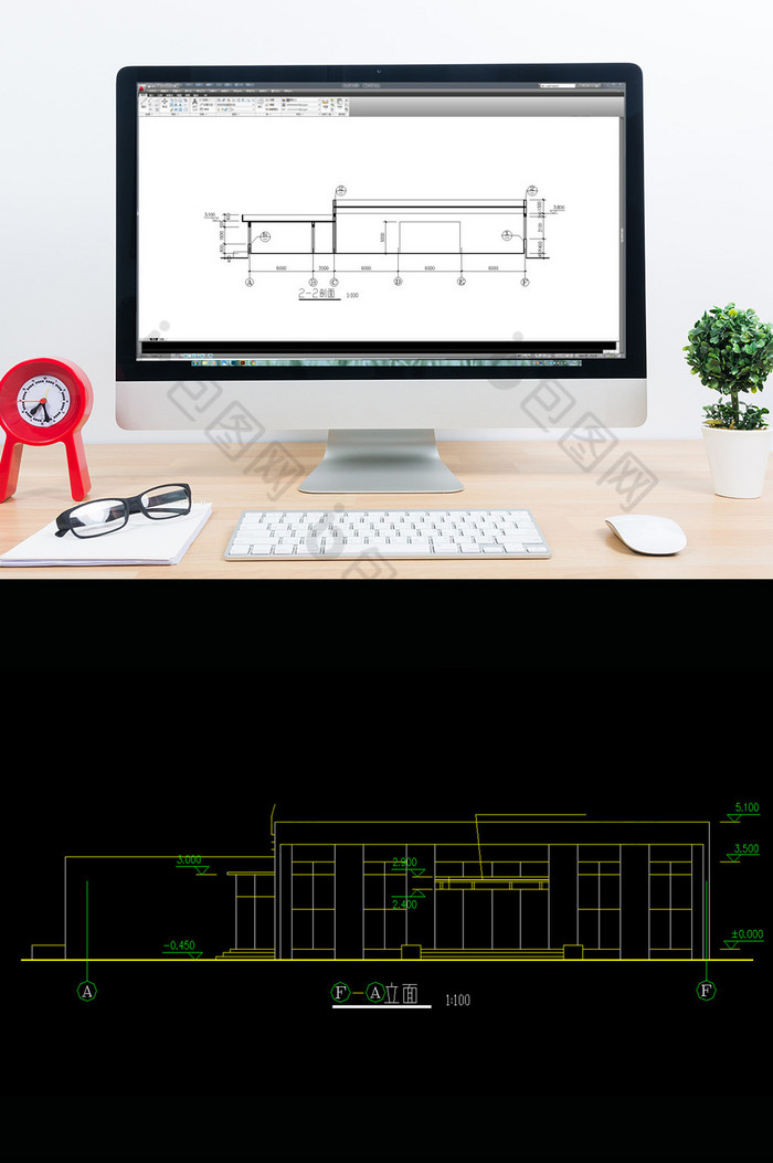 建筑施工图设计建筑设计CAD建筑施工图图片