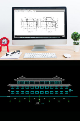 洗浴中心全套建筑施工CAD图纸