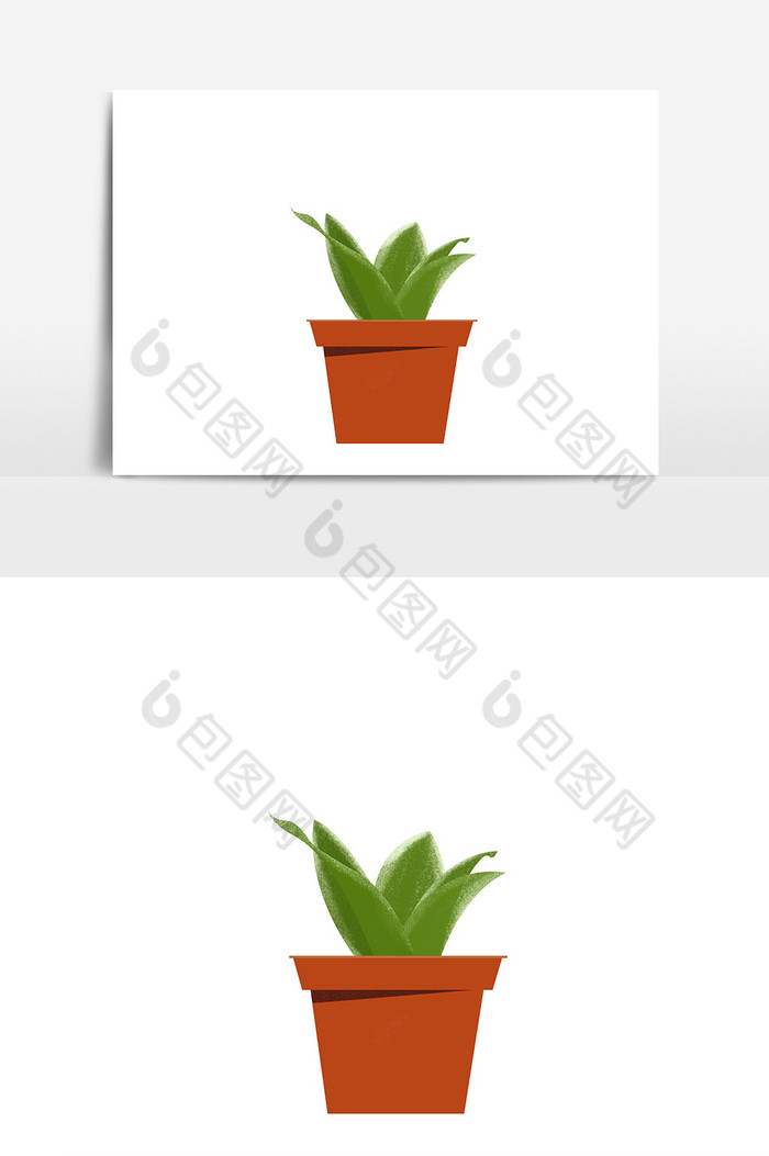 室内装饰植物元素图片