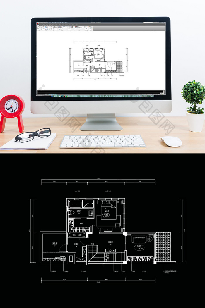 别墅CAD平面户型方案设计