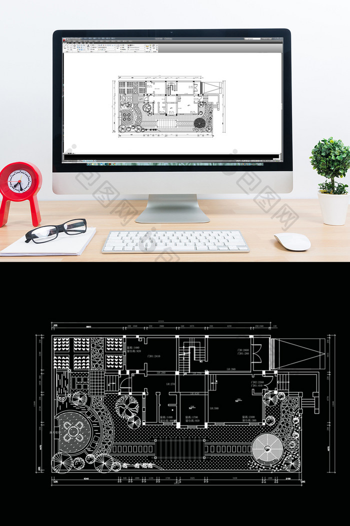 别墅花园景观CAD设计