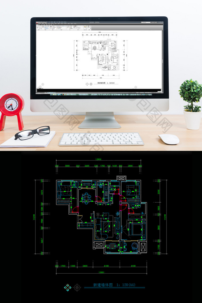 现代主义风格cad