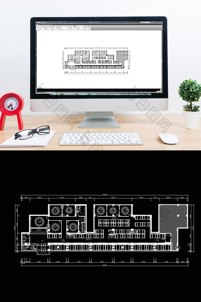 餐饮设计空间设计CAD