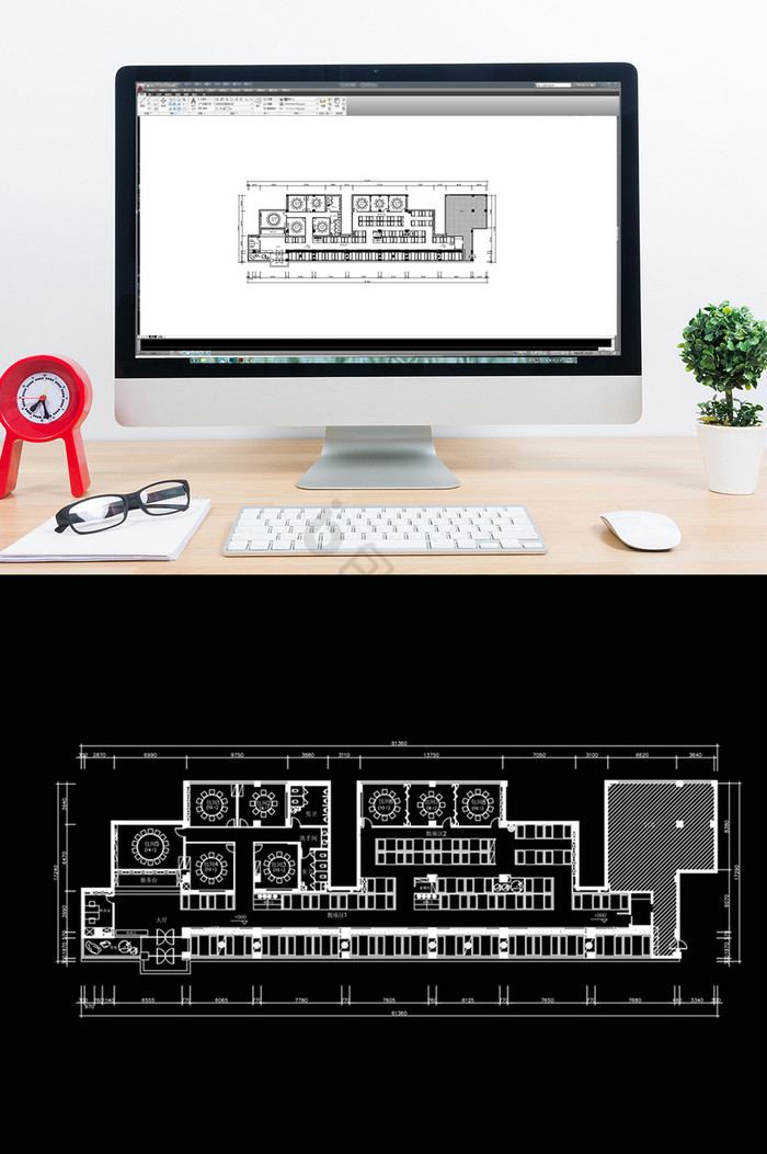 餐饮设计空间设计CAD图片