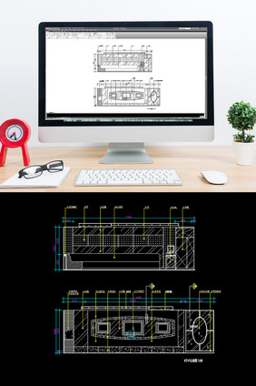KTV包间立面图纸CAD图纸