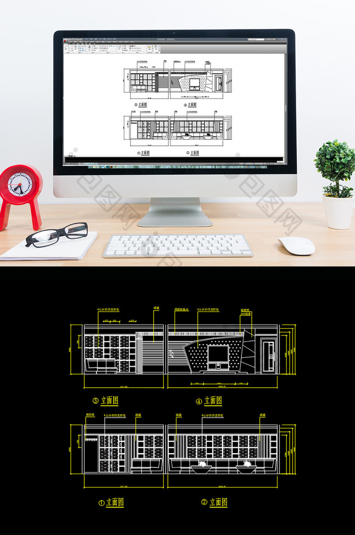 房屋平面图工装CAD图纸定制图片