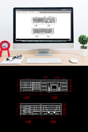 KTV立面图CAD布置图纸