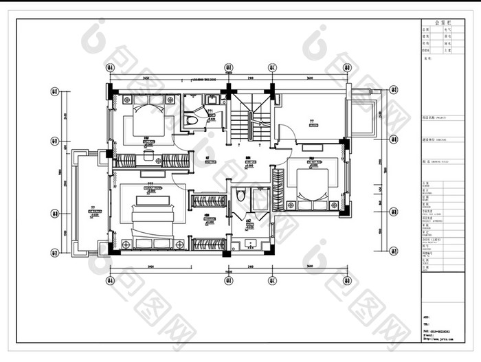 CAD别墅规划设计方案