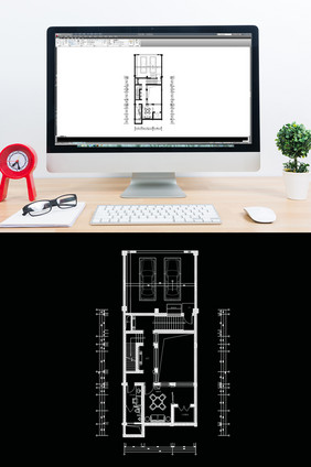 CAD联排别墅规划设计