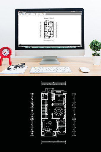 CAD别墅平面方案规划设计图片