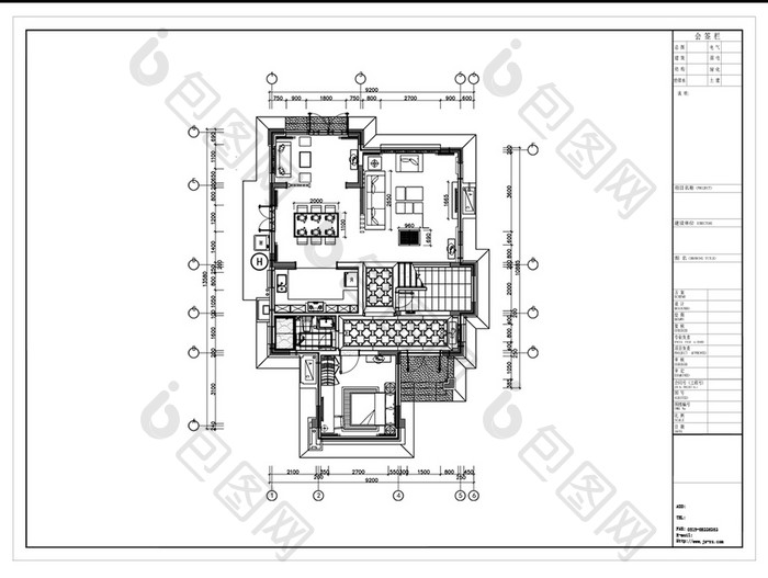 别墅户型CAD设计方案规划