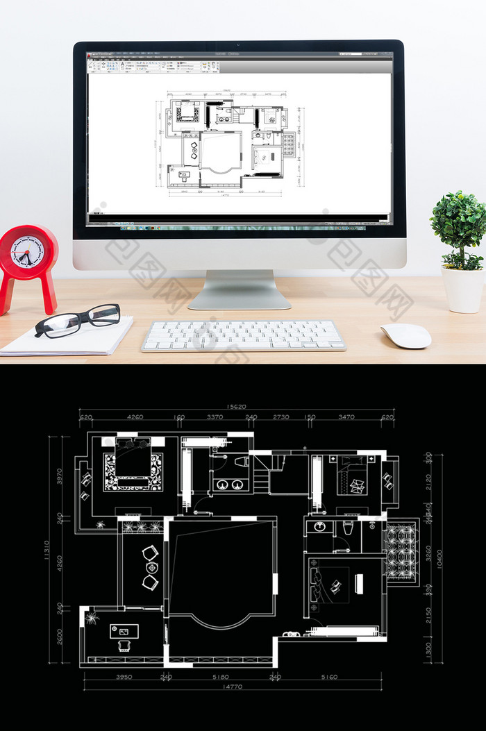独栋别墅设计规划CAD设计图片图片