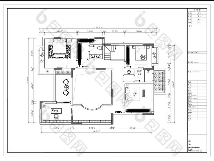 独栋别墅设计规划CAD设计