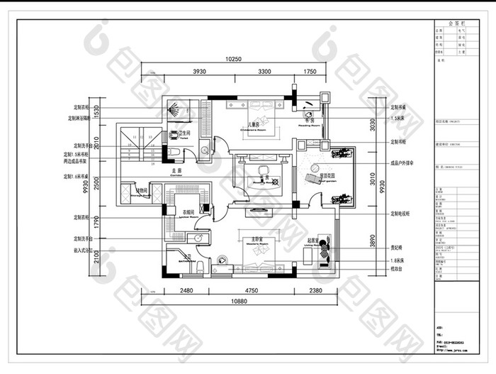 独栋别墅CAD平面规划