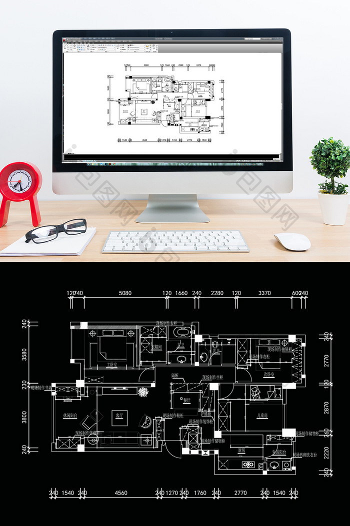 别墅规划设计CAD平面