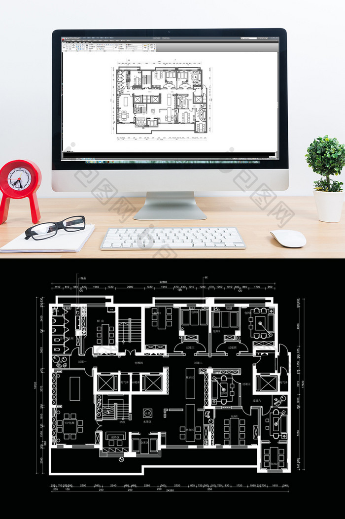 办公空间设计CAD规划