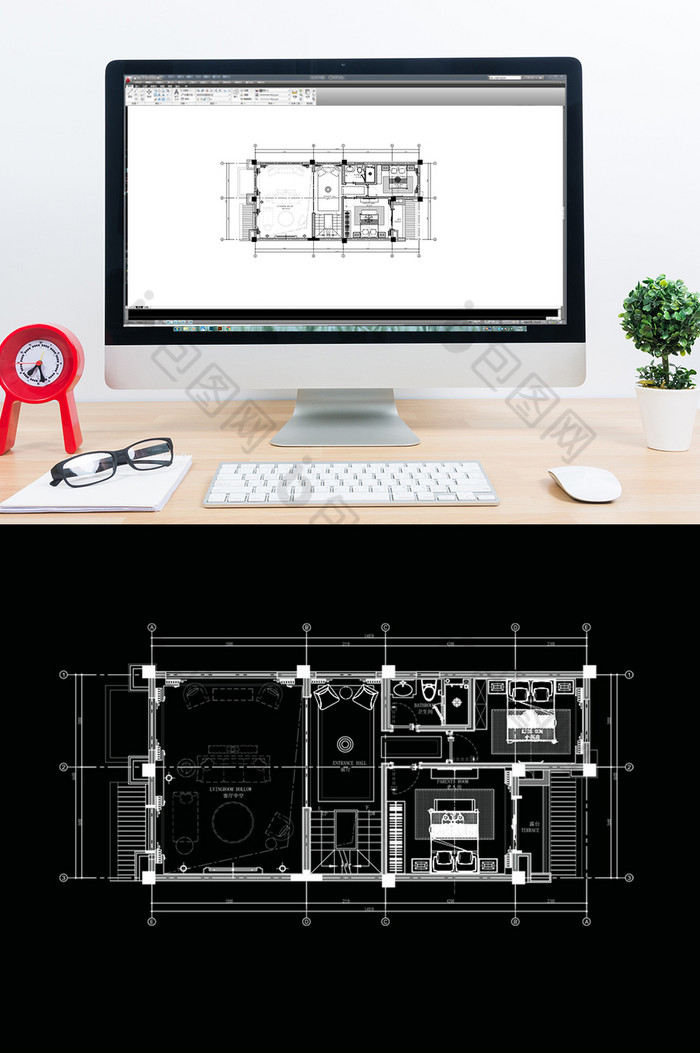 CAD别墅设计规划图片图片