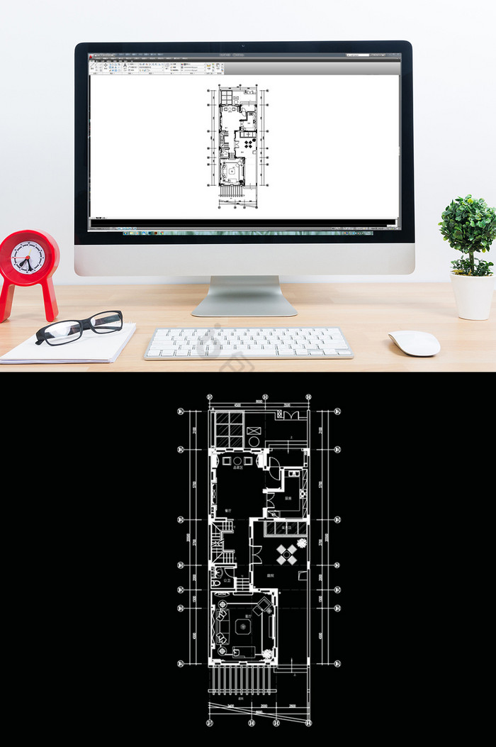 CAD别墅平面设计规划图片