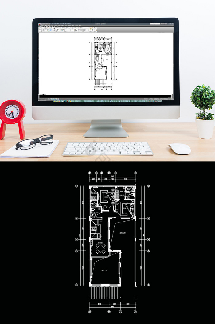 CAD联排别墅规划设计方案图片