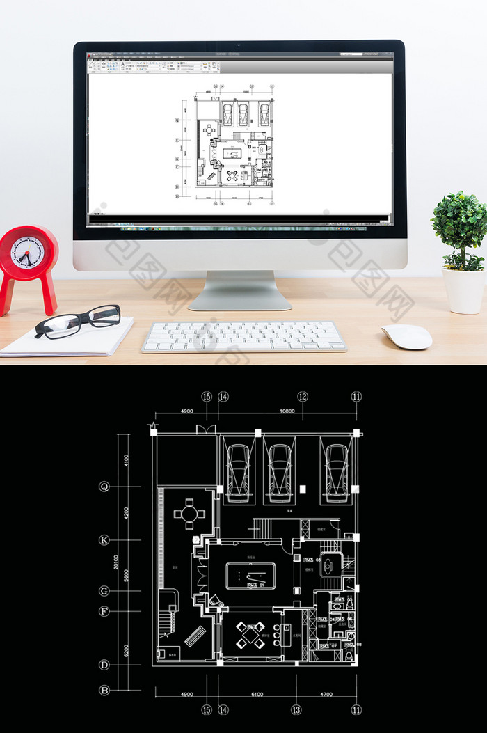 CAD独栋别墅规划设计方案图片图片