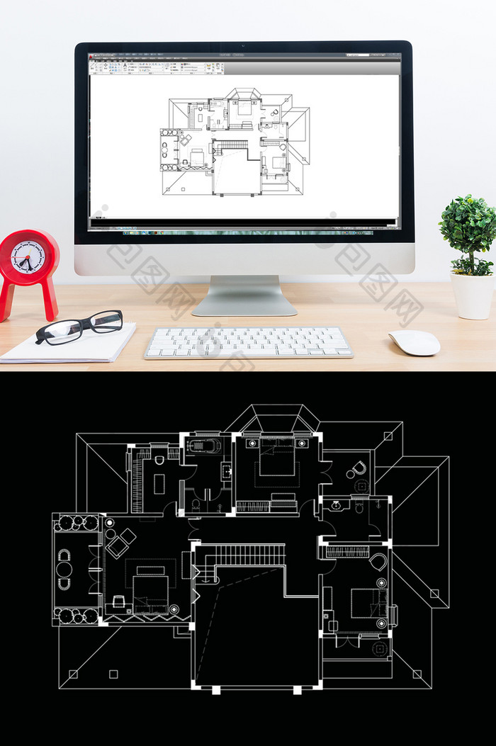 独栋别墅CAD规划设计方案