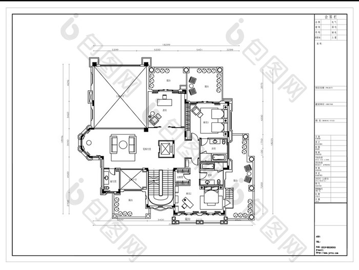 别墅规划设计CAD定制