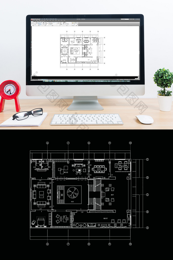 家具展厅设计规划CAD