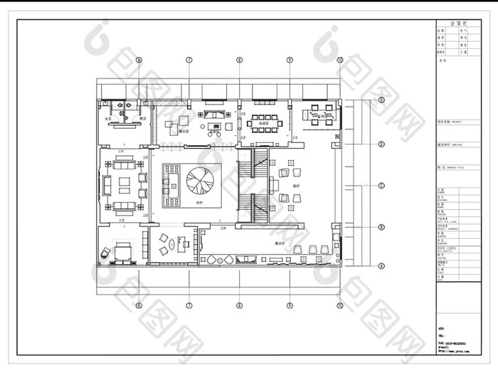 家具展厅设计规划CAD