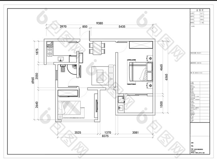 小两房户型小高层定制平面方案规划