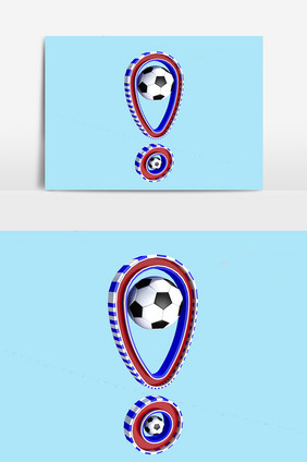 足球挂牌设计元素