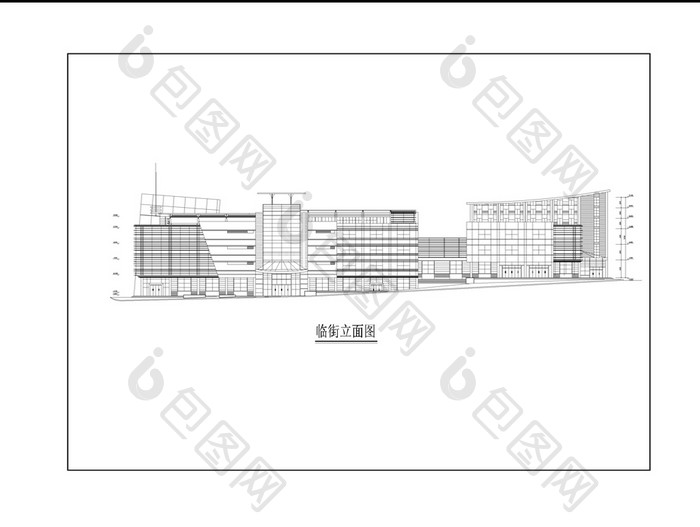 临街的商场CAD方案设计