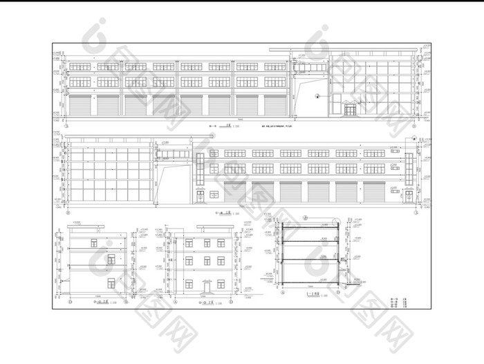 某开发区建设公司综合楼CAD施工图