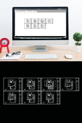 别墅室内施工图纸CAD