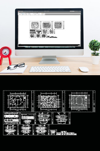 展厅设计CAD施工图纸图片