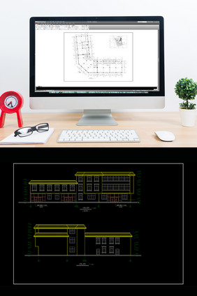 商业综合体建筑施工图CAD