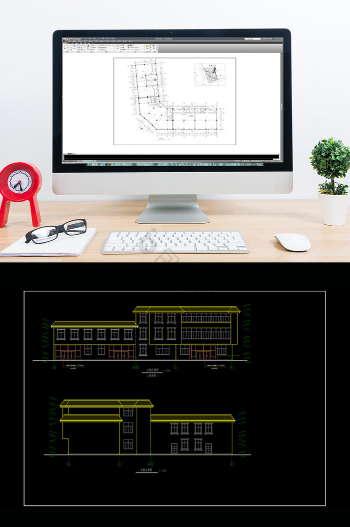 商业综合体建筑施工图CAD图片