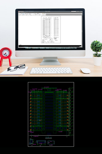 CAD商业综合体的建施图纸图片