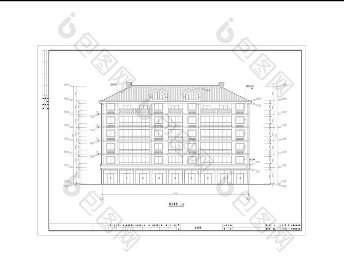 商业住宅的CAD设计施建图